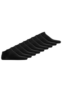 Hudson - Unisex Sneakersocken, 9er Pack - Simply, kurze Socken, einfarbig - Beige meliert