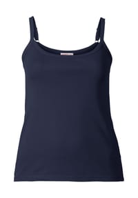 sheego - Spaghettitop - blumiges pink