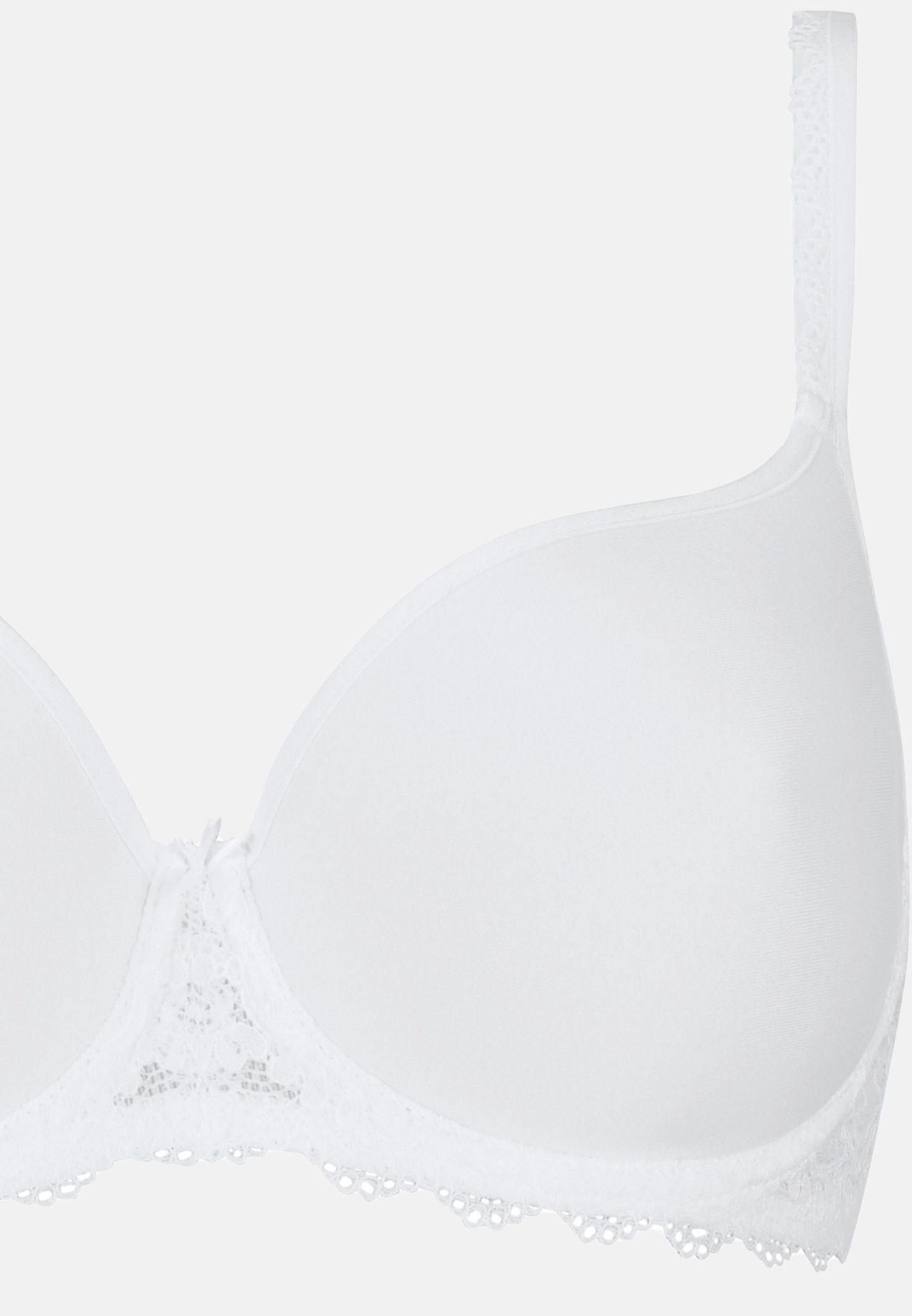 mey Amorous Spacer-Bh, Spitze, Schleifchen, FüR Damen, Weiß, 85C