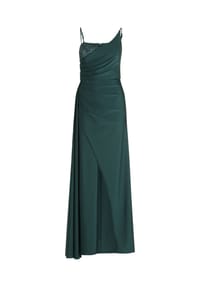 Vera Mont - Abendkleid mit Schmucksteinen - Dusty Slate