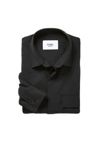 DIGEL - Slim Fit Hemd Arion 1/1 in Schwarz - Schwarz