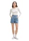 DENIM TOM TAILOR Jeansshorts, Gummibund, für Damen Bild 2