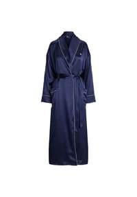 POLO RALPH LAUREN - Morgenmantel Heritage Silk - navy