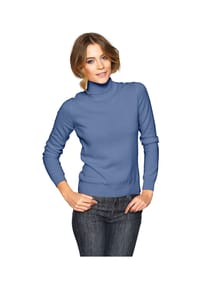 heine - Rollkragenpullover - blau