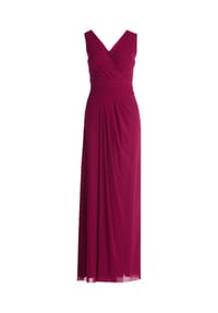 Vera Mont - Abendkleid mit V-Ausschnitt - Dark Emerald