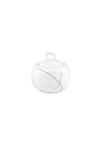 Seltmann Weiden Zuckerdose Trio Highline 0,24 l weiß-grau - TRIO - weiß-grau