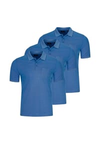 RAGMAN - Poloshirt 3er Pack Basic - Anthrazit
