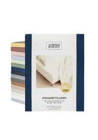 SCHÖNER WOHNEN KOLLEKTION - Spannbettlaken FLAT - Anthrazit