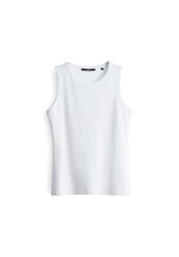 someday. - Tank Top, "Kleanne", Rippstruktur, BCI Cotton Mix, für Damen - 10  WHITE