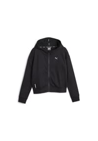 PUMA® - Fleecejacke, Kapuze, feuchtigkeitsregulierend, für Damen - 01 PUMA BLACK
