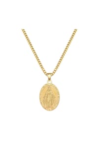 TRUE REBELS - Kette mit Anhänger Edelstahl gelbgold - gelbgold
