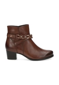 Caprice - Leder/Textil Stiefelette - Cognac