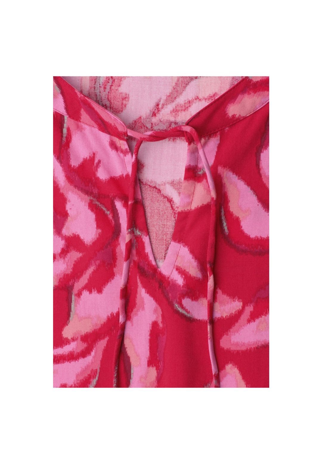 Street One Shirtbluse, Split-Neck, FüR Damen, Rot, 38