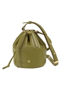 DuDu - Filicudi Beuteltasche Leder 14 cm - black