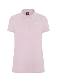 POLO SYLT - Poloshirt im Basic-Stil mit Label-Stickerei - 11-0601 Bright White