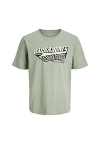 ORIGINALS by JACK & JONES - JJELOGO TEE SS O-NECK, 176366  GREEN, L - grau
