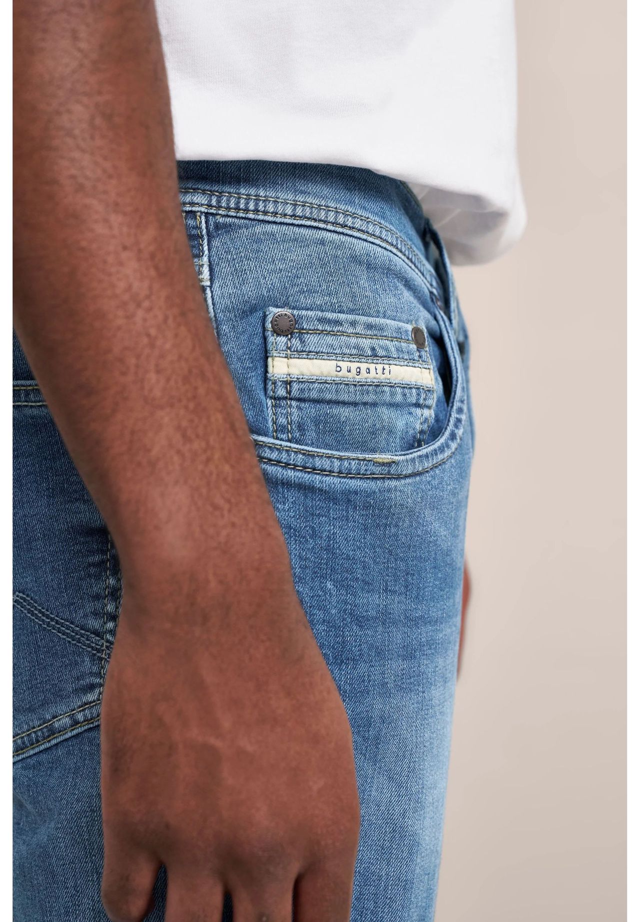 Bugatti Jeans, Modern Fit, 5-Pocket-Look, FüR Herren, Blau, 34/30