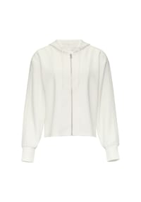 s.Oliver - Sweatjacke, Kapuze, für Damen - 0210  WHITE