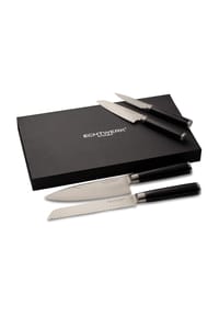 ECHTWERK® - Damastmesser Set 4-tlg - Silber