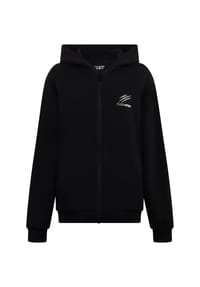 PLEIN SPORT - Kapuzen-Sweatjacket ICON - black