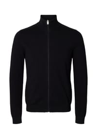 SELECTED - Strickjacke Berg - Schwarz