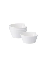 Villeroy & Boch Reisschalen NewWave 14 x 13 cm 4er Set weiß - NEWWAVE - weiß