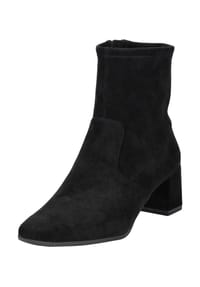 Caprice - Stiefeletten, Blockabsatz, Velours, für Damen - 044 SCHWARZ