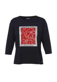 VIA APPIA -DUE- - T-Shirt Große Größen - marine multicolor