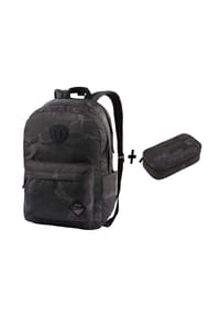 NITRO - Rucksack Set Urban Plus 28 Liter Volumen, großes Hauptfach mit Zwei-Wege-Reißverschluss - ACID DAWN