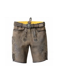 Alpenfeeling - Lederhose Toni, Leder, für Herren - SAND