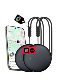 S&T DESIGN - 2er GPS Tracker Smart Tag für Android - schwarz
