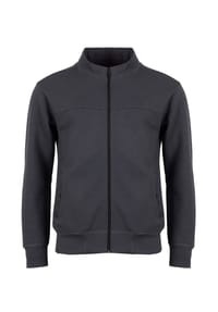 ROADSIGN® australia - Herren Sweatjacke Active aus Herringbone Jacquard - anthrazit
