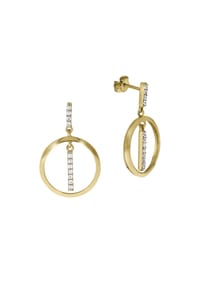 CELESTA® - Damen Ohrhänger "371320847-2", 375er Gelbgold - gold