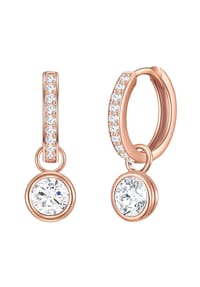 Rafaela Donata - Damen Ohrringe aus 925/- Sterling Silber in Roségold mit Zirkonia - roségold