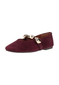 STEVE MADDEN - Veloursleder Ballerinas POPPIN - Dunkelrot