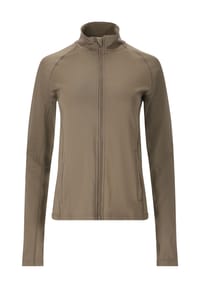 ENDURANCE ATHLECIA - Midlayer Krosa mit Vollreißverschluss und Flatlock-Nähten - 1001 Black