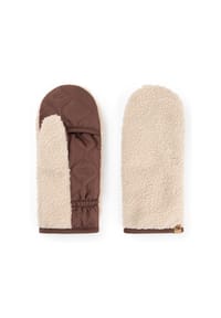 camel active - Teddy-Handschuhe mit Fleecefutter - Dunkelgrün