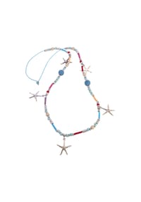 Steuer Modeschmuck - Collierkette Metall - mehrfarbig