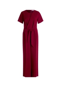 BETTY & CO - Jumpsuit mit Bindegürtel - braun
