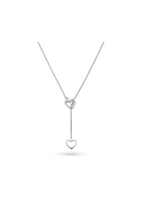 s.Oliver - Halskette - aus Silber mit Herz Details - silber