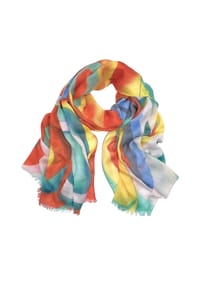 collezione alessandro® - Bunter Schal Enjoy in kräftigen Farben, bunt - bunt