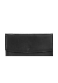 Esquire Eco - Eco Geldbörse Leder 18 cm - black