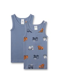 Sanetta - Unterhemd, Baumwolle, 2er-Pack, für Kinder - 50446 ST.WASH