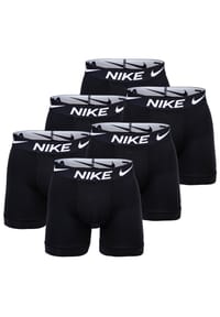 NIKE - Essential Micro Boxer Briefs, 6er Pack - Schwarz