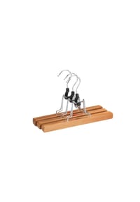 WENKO® - Hosenklemmbügel "Premium", 3er-Pack - BRAUN