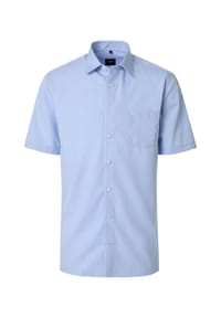 VENTI - Herren Businesshemd uni Comfort Fit - Dunkelblau