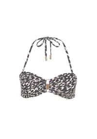 JOOP! - Bügel-Bikini-Top Animal - schwarz