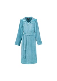 Cawö - Bademäntel Damen Kapuze Two-Tone 6432 türkis - 47 - blau
