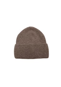 CAPO - Strickmütze, Kaschmir Formstrick - beige