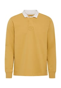 MANGUUN - Sweatshirt, Polokragen, für Herren - 1 OCHRE